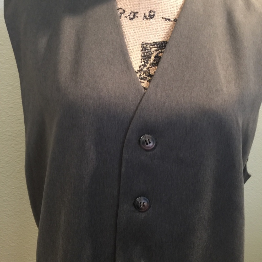 Claiborne hunter green dressy vest